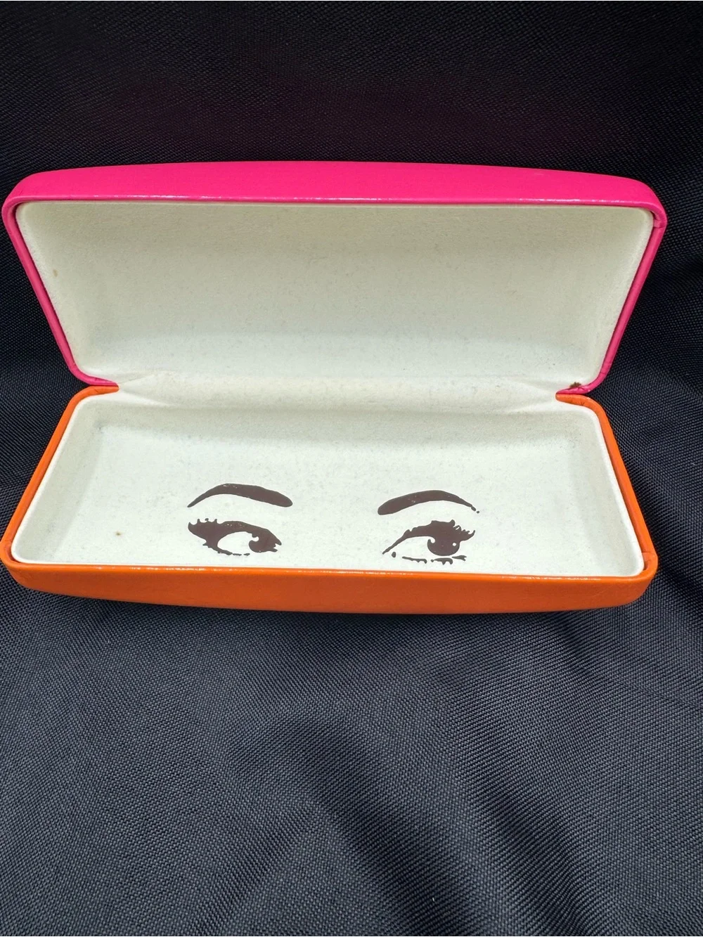 kate spade Hot Pink and Orange Gloss Eyewear Case